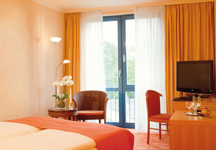 Doppelzimmer im Vital Hotel neben der Westfalen Therme f&uuml;r Wellnessurlaub in NRW